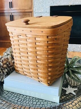 FARMHOUSE 🔥 RUSTIC COTTAGE SHABBY CHIC 1995 MAIL BASKET